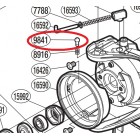 Фиксатор (металл) открытой дужки Shimano - Click Pin